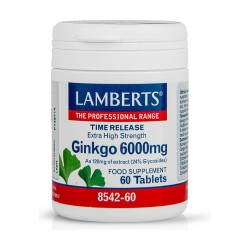Ginkgo Biloba 6.000mg (60 comprimidos) Lamberts