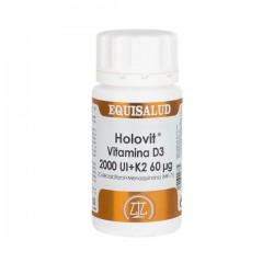 Equisalud - HOLOVIT Vitamina D3 2.000 UI 50 cápsulas