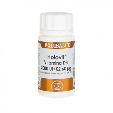 Equisalud - HOLOVIT Vitamina D3 2.000 UI 50 cápsulas