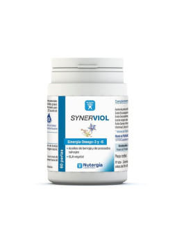 Nutergia SYNERVIOL Omega 3 y 6 - 60 perlas