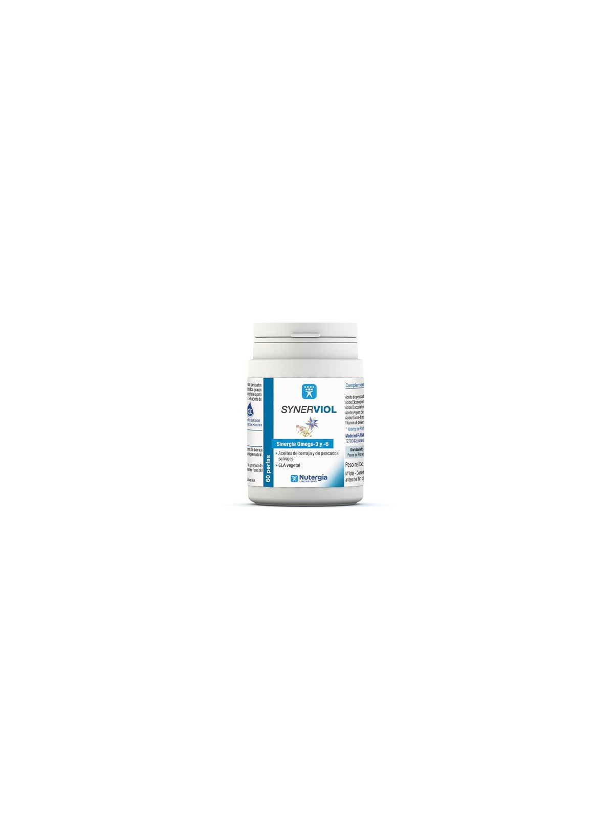 Nutergia SYNERVIOL Omega 3 y 6 - 60 perlas