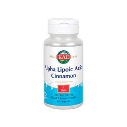 Alpha Lipoic Acid & Cinnamon (60 comprimidos) KAL