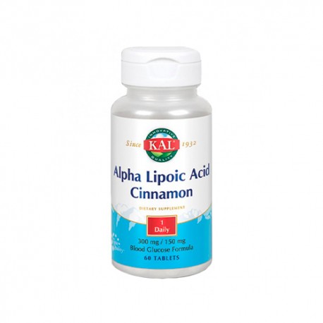 Alpha Lipoic Acid & Cinnamon (60 comprimidos) KAL