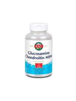 Glucosamine Chondroitin MSM- 90 Comprimidos - Kal