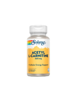 Acetyl L-Carnitine 500 Mg  30 Vegcaps - Solaray