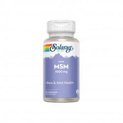 MSM Pure 1000 Mg  (60 Cápsulas) - Solaray