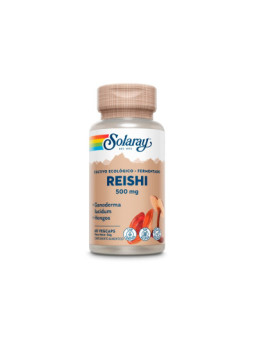 Reishi 500 Mg- 60 VegCaps. Orgánico - Solaray