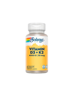 Vitamina D3 y K2 Solaray