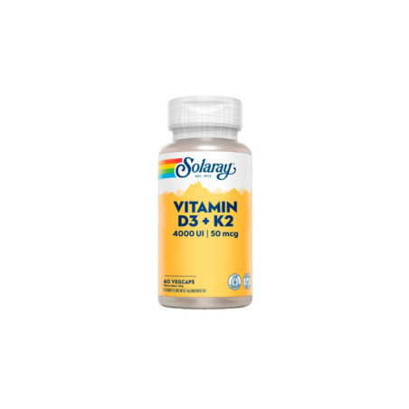 Vitamina D3 y K2 Solaray