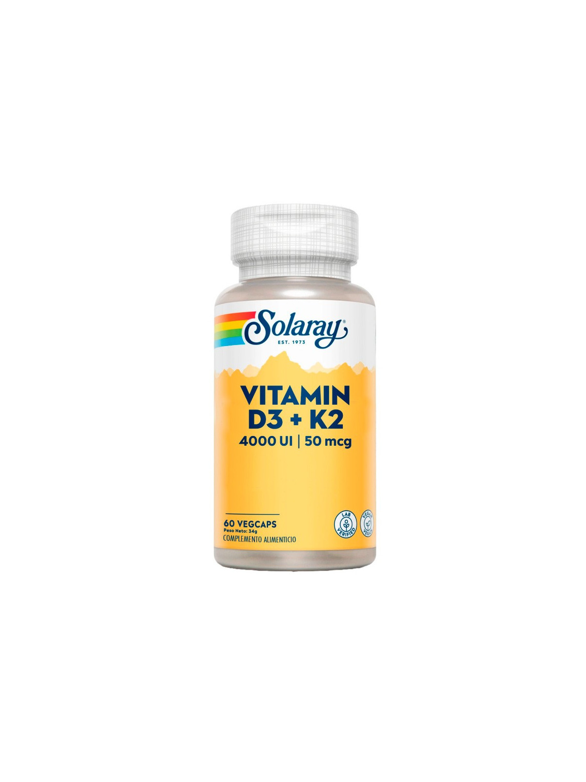 Vitamina D3 y K2 Solaray