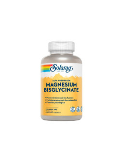 Glycinate Magnesio 120 VegCaps - Solaray