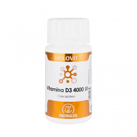 Equisalud - HOLOVIT Vitamina D3 4.000 UI 50 cápsulas