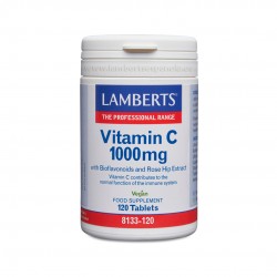 Vitamina C 1000 mg. Liberación Sostenida (120 tabletas) Lamberts