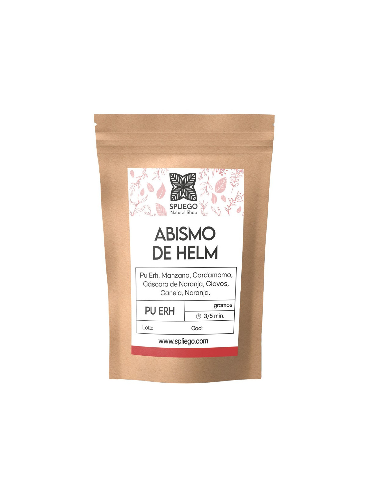 Té rojo Pu erh Abismo de Helm