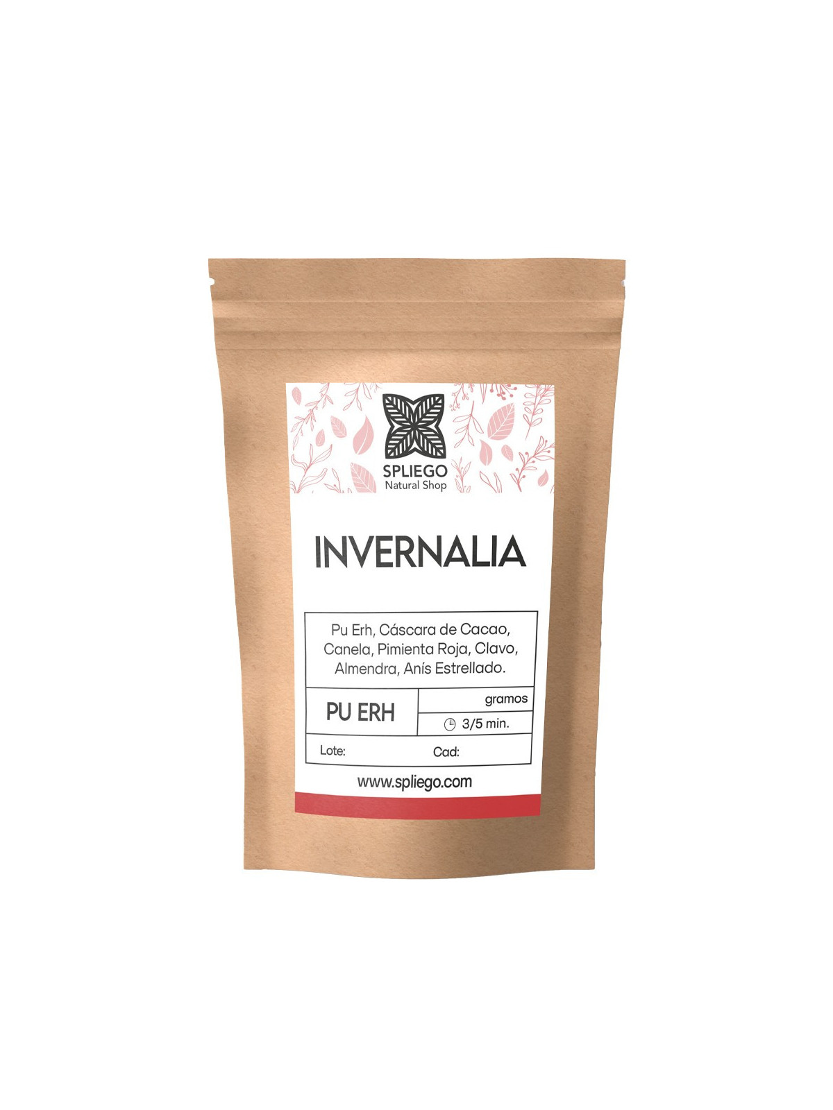 Té Rojo Pu erh INVERNALIA