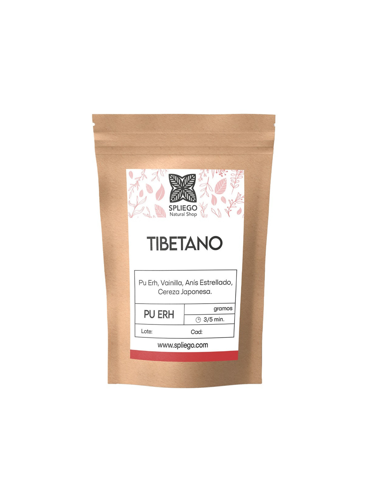 Té Rojo Pu erh TIBETANO