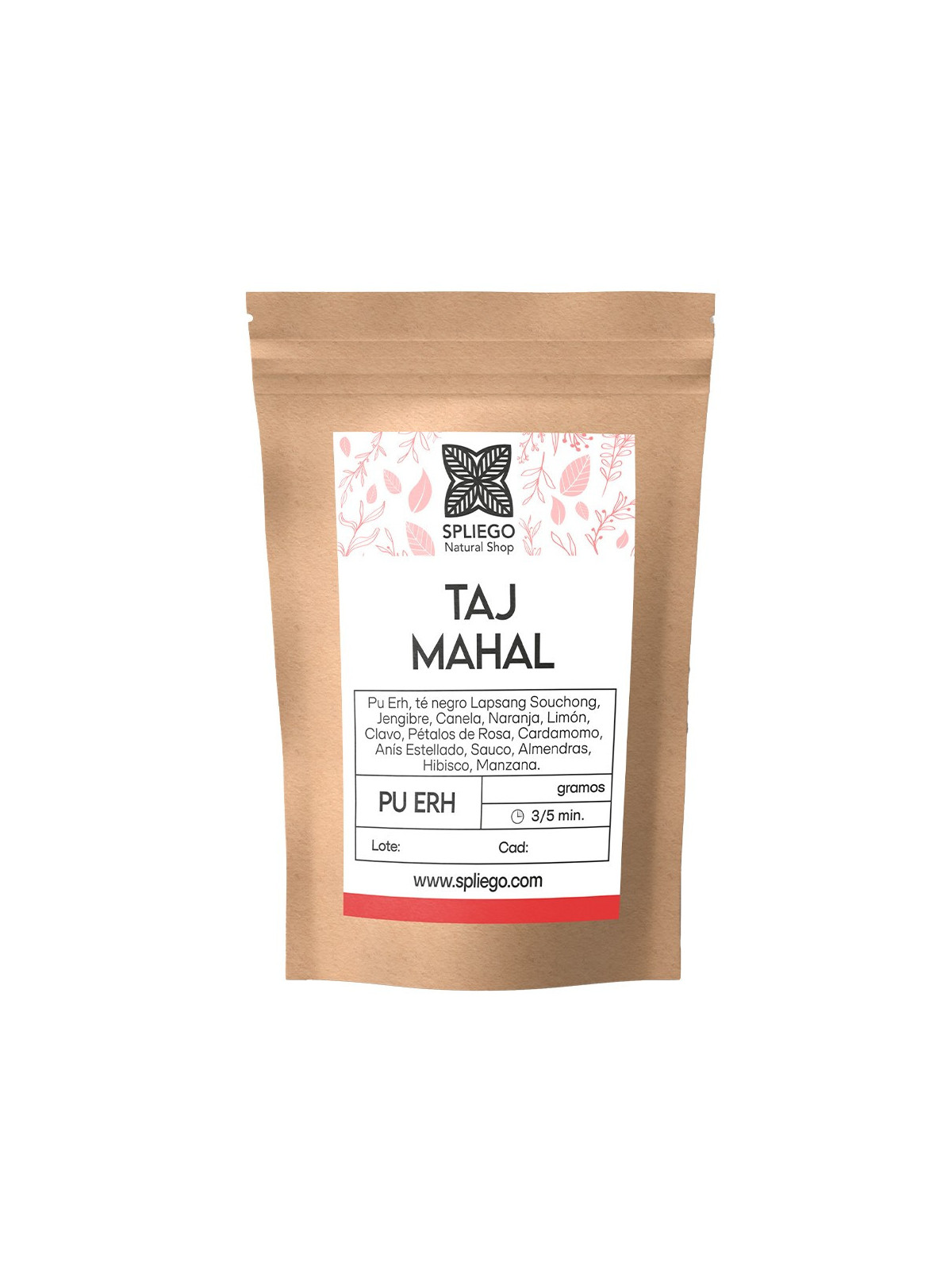 Té Rojo Pu Erh Taj Mahal