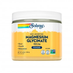 Magnesio Bisglicinato 350mg Polvo  - Solaray