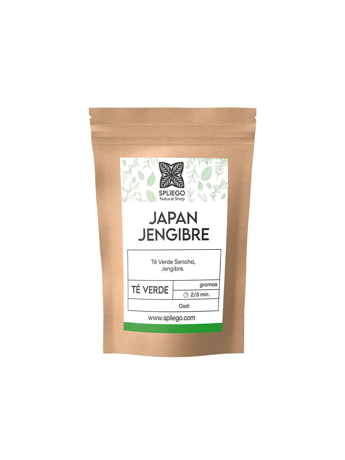 Té Verde Japan Sencha Jengibre