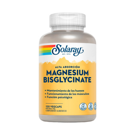 Bisglicinato de Magnesio 240 Vegcaps | Alta absorción y pureza