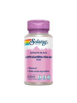 Ashwagandha KSM-66 PLUS (60 Vegcaps) Solaray