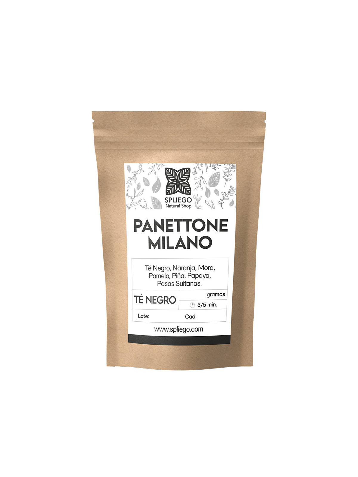 Té Negro PANETTONE MILANO