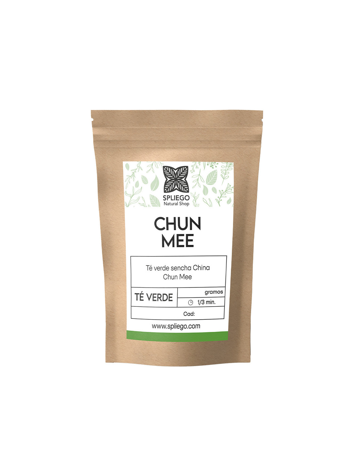 Té Verde Chun Mee | Té Verde Chino | Spliego