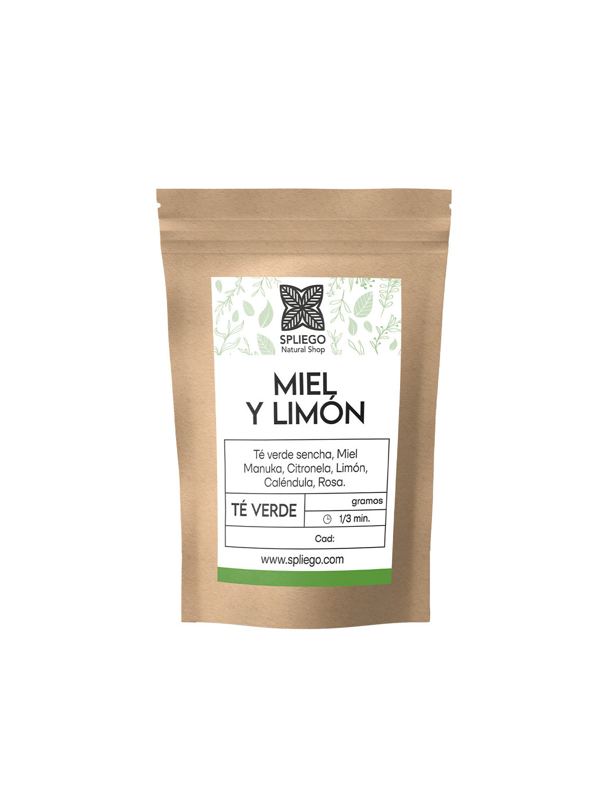 Té Verde MIEL Y LIMÓN