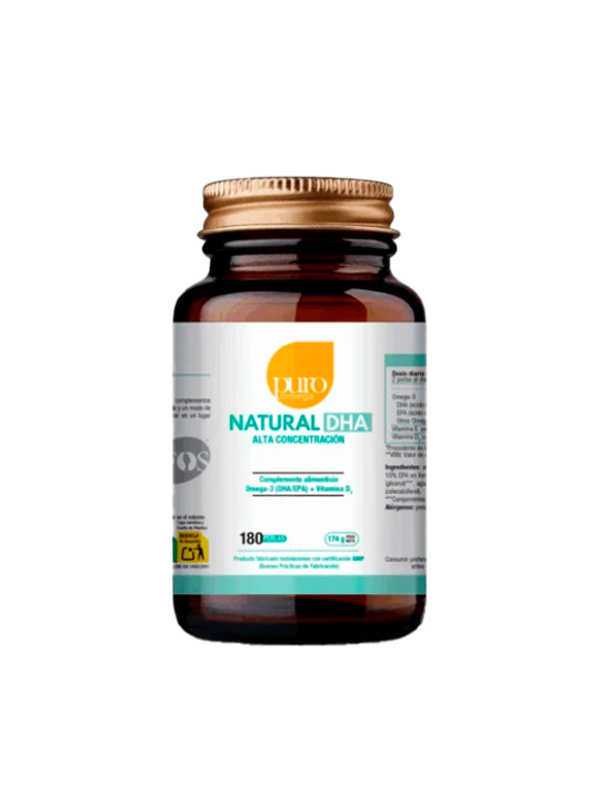 Natural DHA (180 perlas) Puro Omega