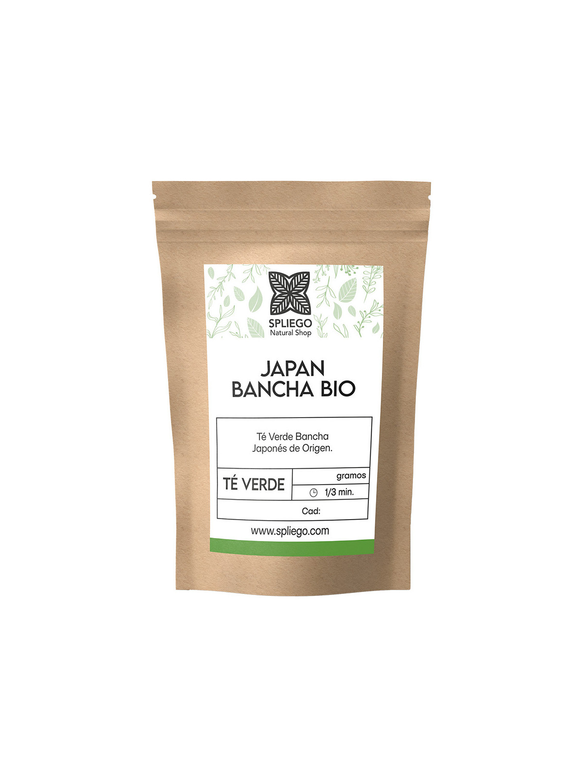 Bancha  | Té Verde Japonés Tradicional | Spliego