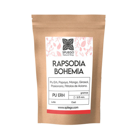 Pu Erh Rapsodia Bohemia | Té rojo digestivo aromático | Spliego