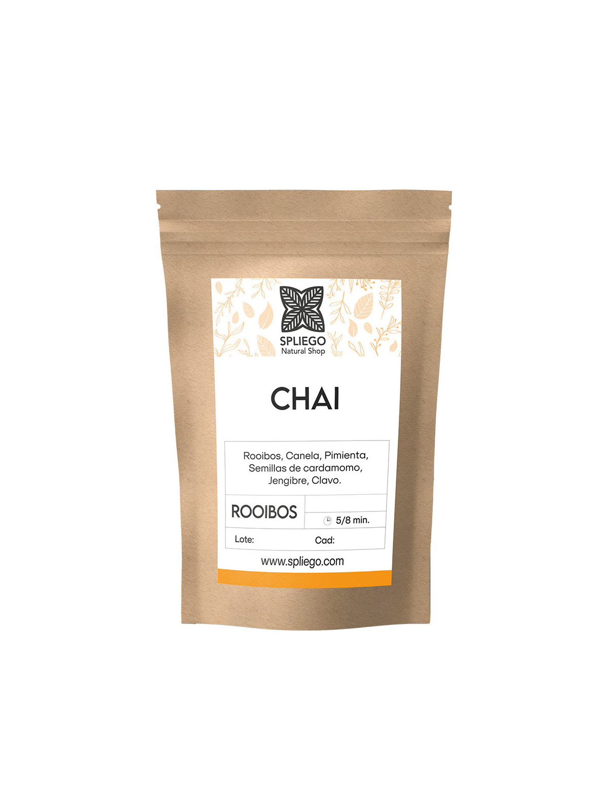 Rooibos Chai sin teína | Infusión especiada y reconfortante