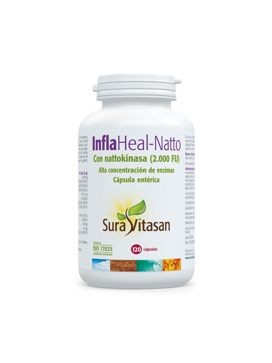 InflaHeal Natto 120 cápsulas | Inflamación y circulación