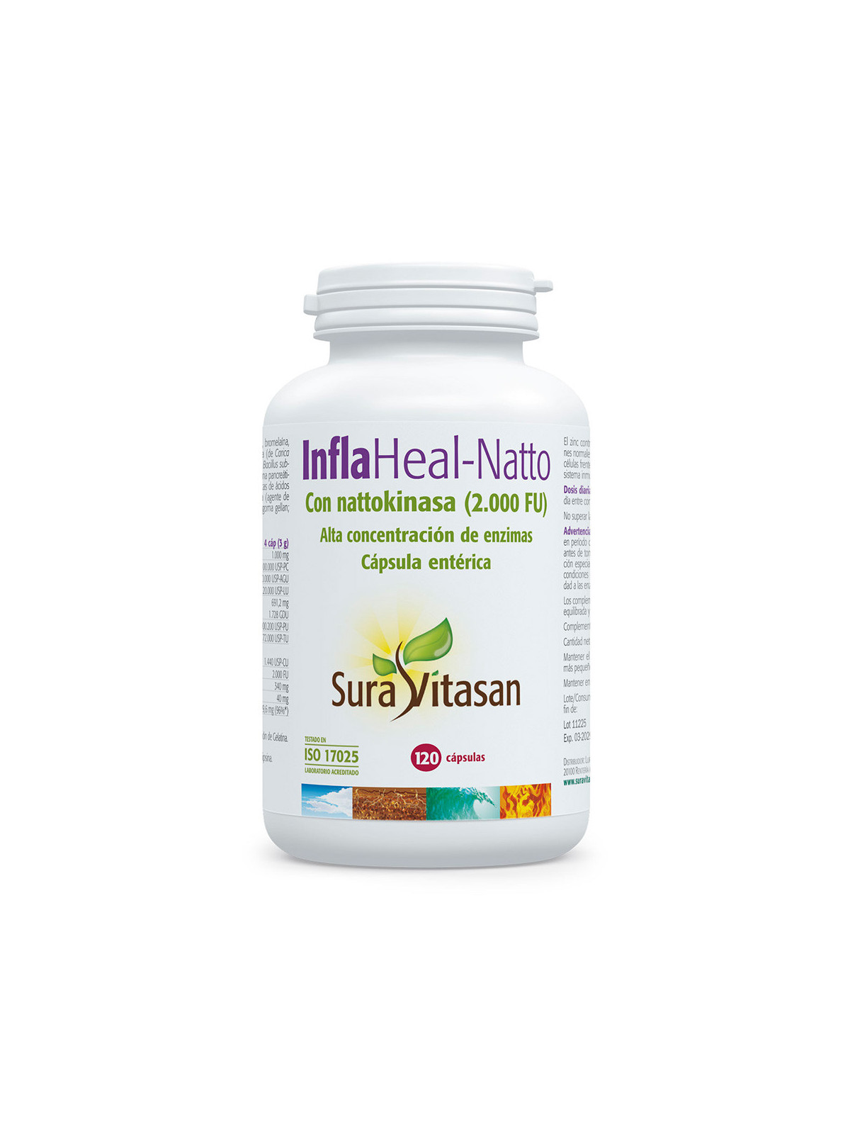 InflaHeal Natto 120 cápsulas | Inflamación y circulación