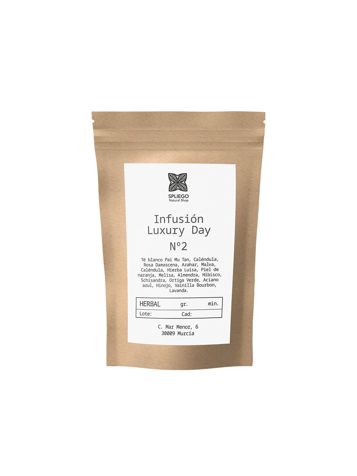 Infusión Herbal Luxury Day Nº2 by Spliego | Infusión Herbal Premium