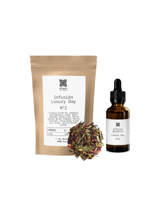 Pack Luxury Day Nº2 | Infusión + Elixir Facial para Belleza desde Dentro | Spliego