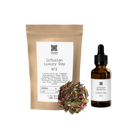 Pack Luxury Day Nº2 | Infusión + Elixir Facial para Belleza desde Dentro | Spliego