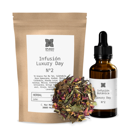 Pack Luxury Day Nº2 | Infusión + Elixir Facial para Belleza desde Dentro | Spliego