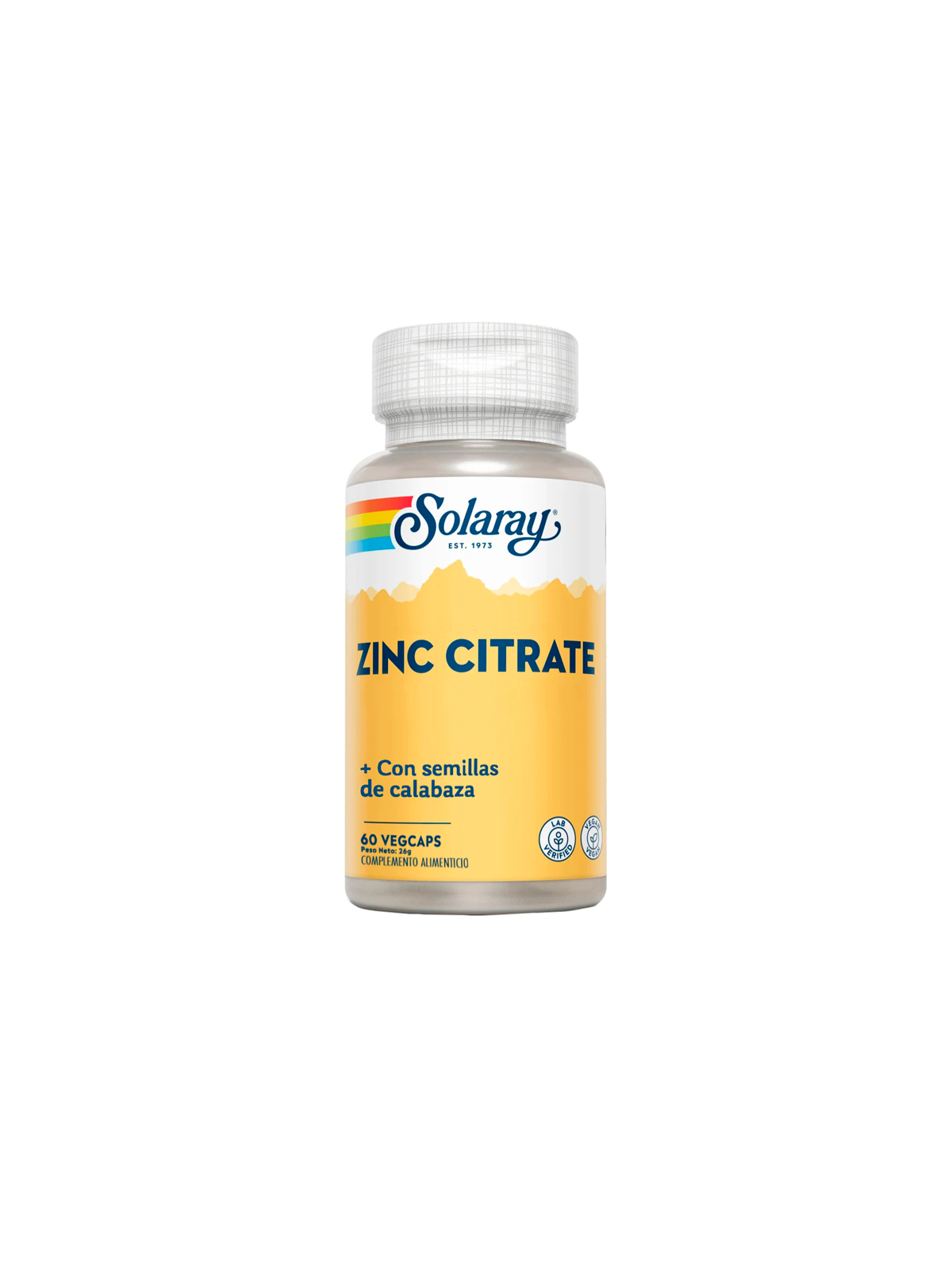 Solaray Zinc Citrate | Zinc de alta absorción para sistema inmunitario | Spliego