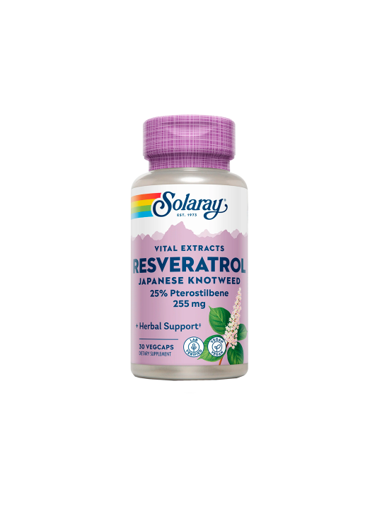 Super Resveratrol 250 Mg- 30 VegCaps. Apto Para Veganos