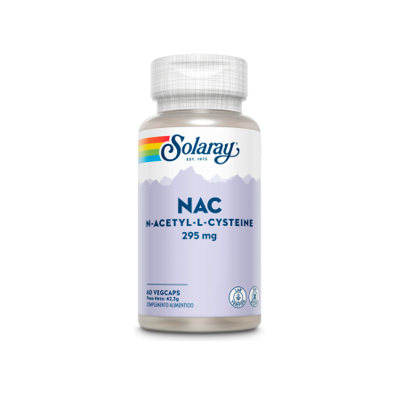 Solaray NAC 295 mg | N-Acetilcisteína y precursor del glutatión | Spliego