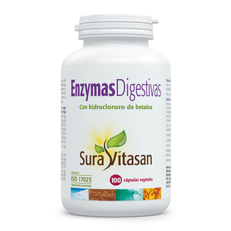 Sura Vitasan Enzymas Digestivas | Digestión de proteínas, grasas e hidratos | Spliego