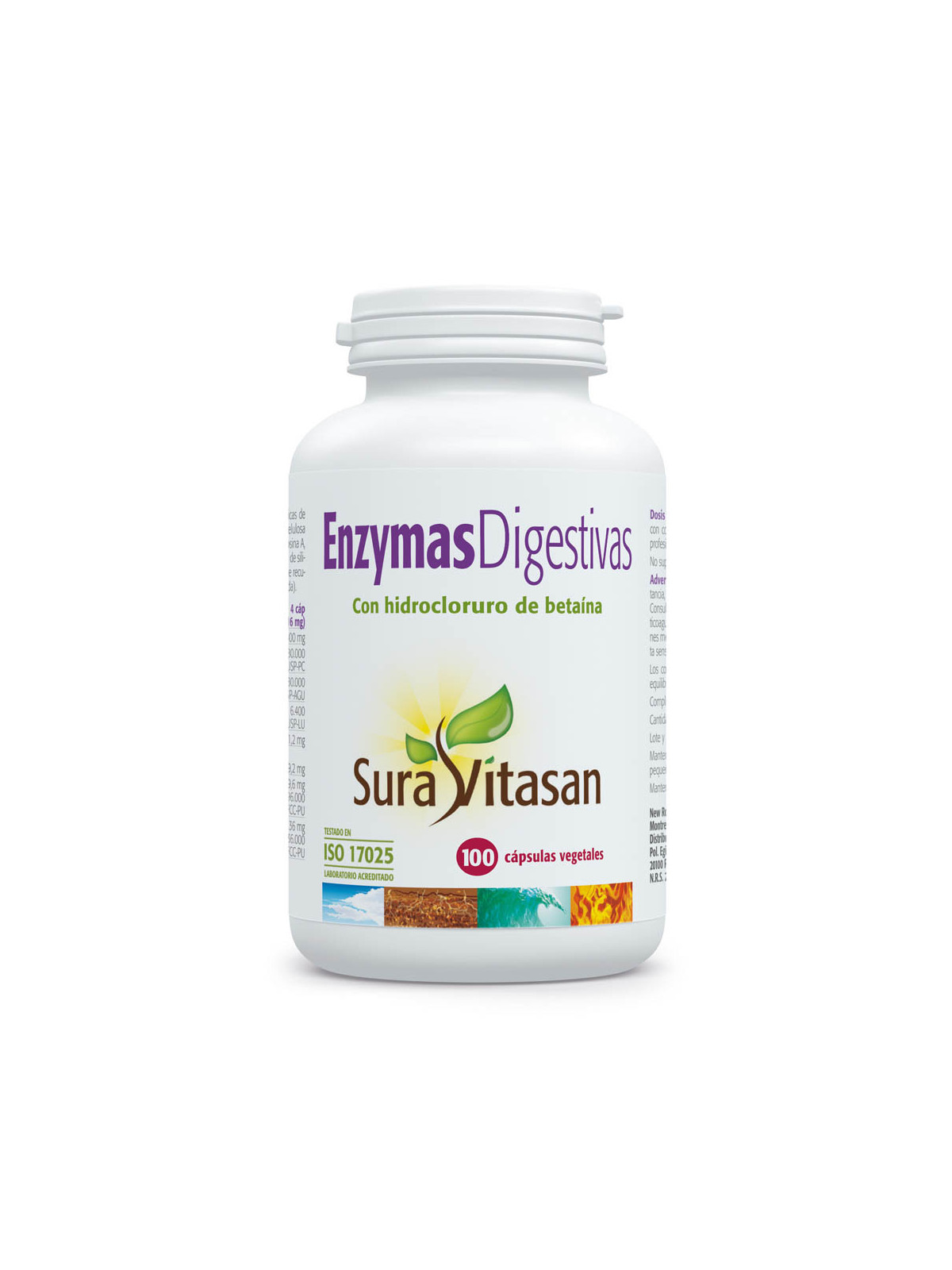 Sura Vitasan Enzymas Digestivas | Digestión de proteínas, grasas e hidratos | Spliego