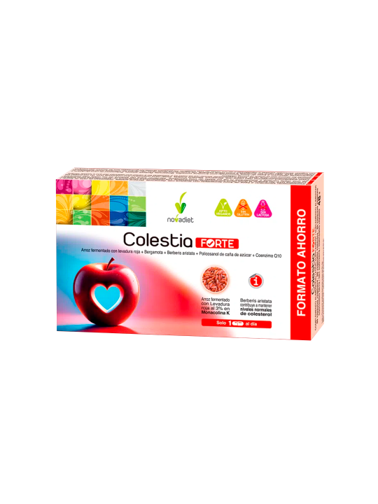 Colestia Forte Novadiet | Levadura Roja de Arroz y Coenzima Q10 | Spliego