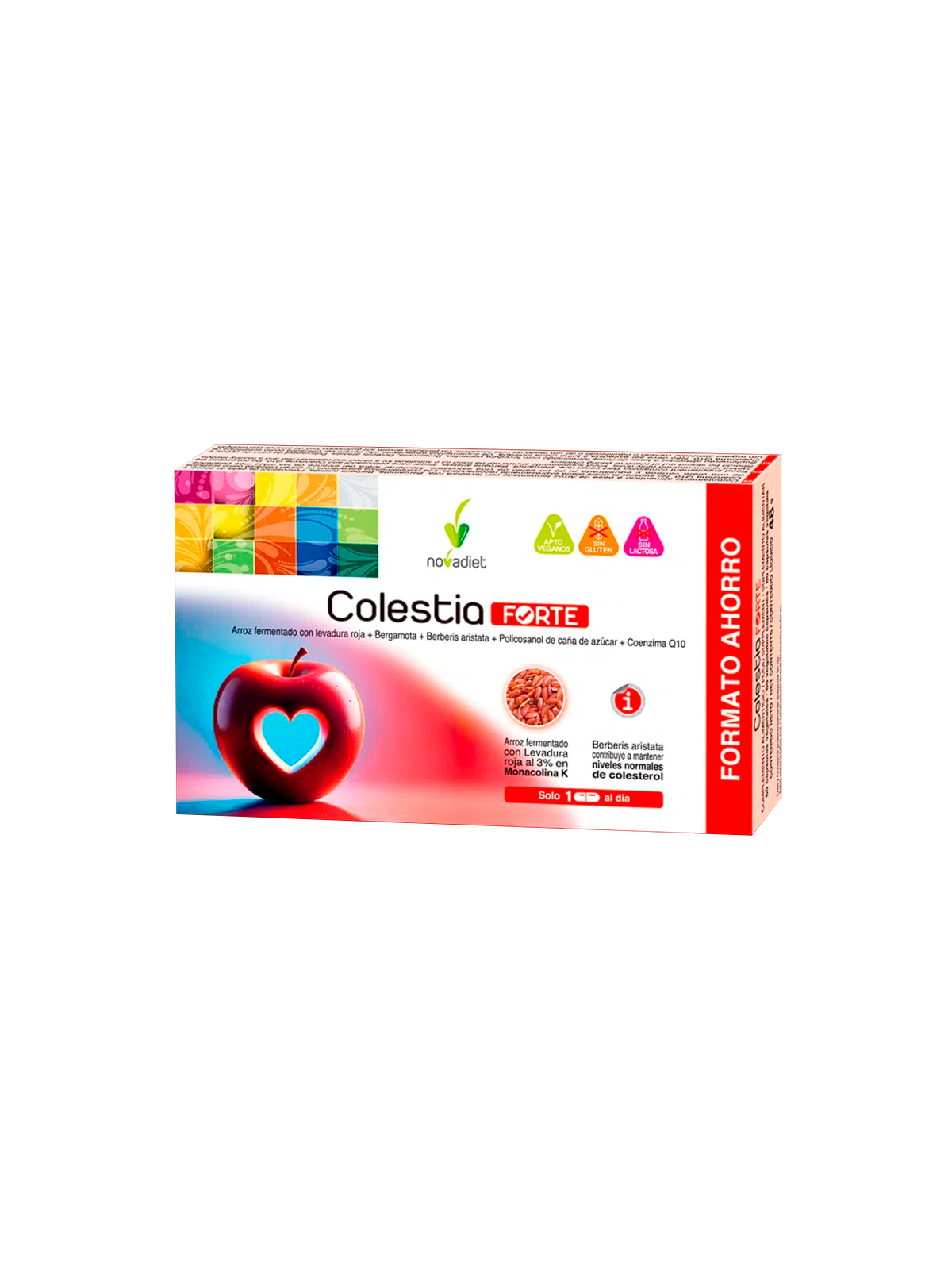 Colestia Forte Novadiet | Levadura Roja de Arroz y Coenzima Q10 | Spliego