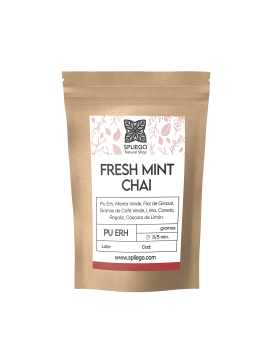 Pu Erh Fresh Mint Chai | Té Rojo con Menta y Lima – Spliego